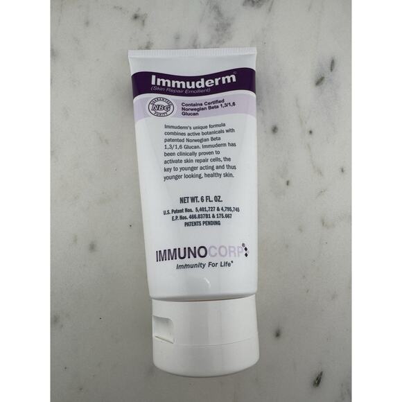 NEW Immuderm Skin Repair Emollient 6 FL.OZ Sealed Norwegian Beta 1,3/1,6 Glucan - Picture 5 of 11
